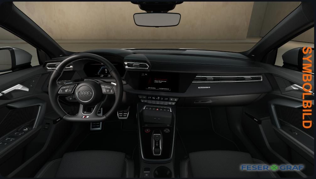 Audi S3 2025 г. Серый, пробег 12600 км