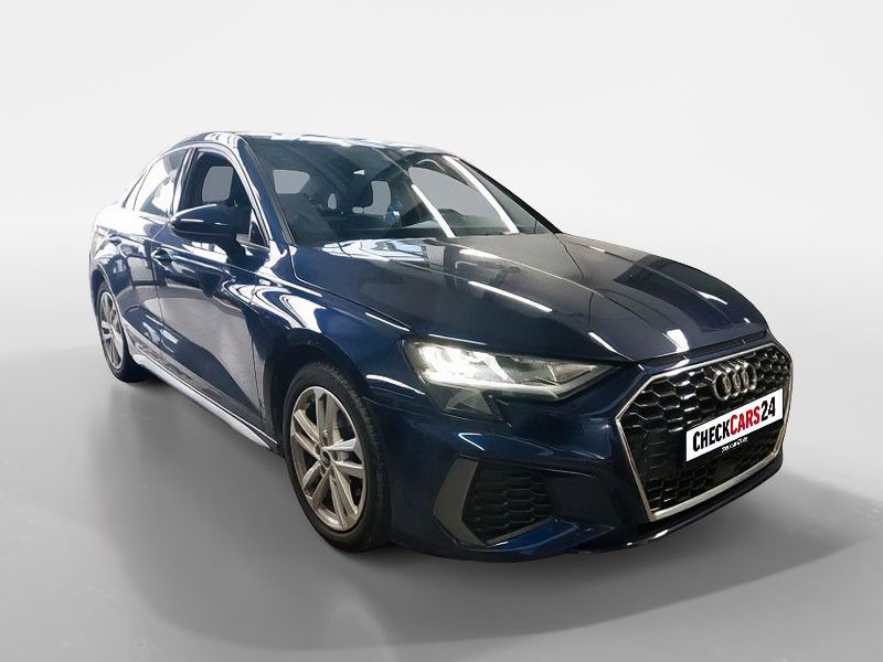Audi A3 2022 г. Синий, пробег 56632 км