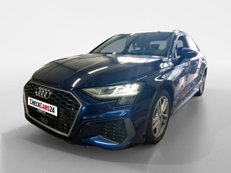 Audi A3 2022 г. Синий, пробег 56632 км