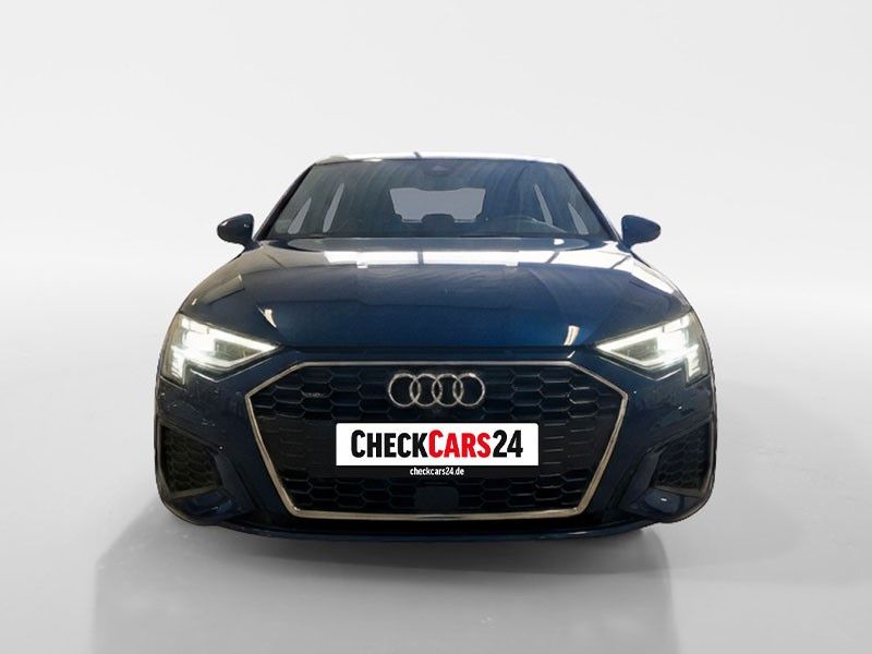 Audi A3 2022 г. Синий, пробег 56632 км