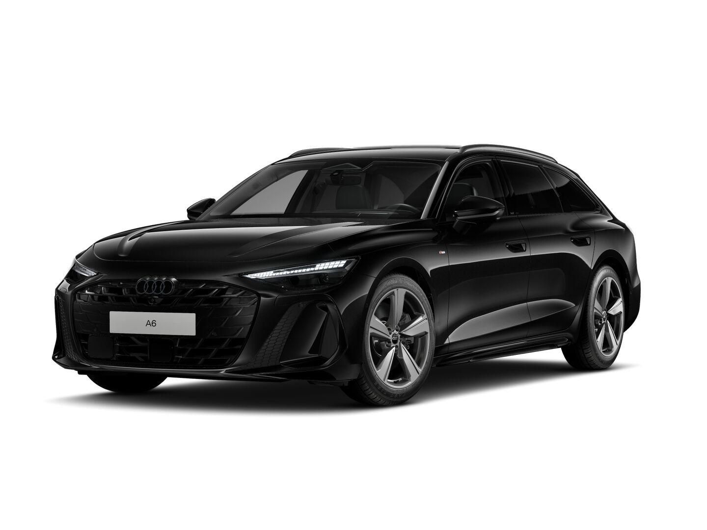 Audi A6 2025 г. Чёрный, пробег 26734 км