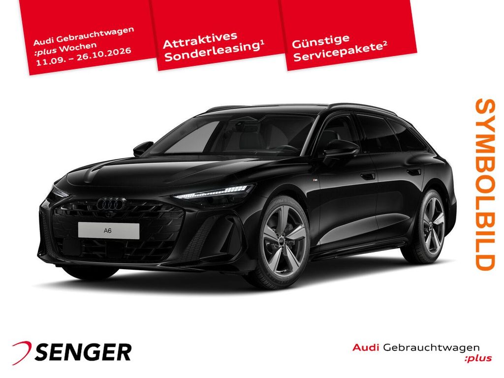 Audi A6 2025 г. Чёрный, пробег 26734 км