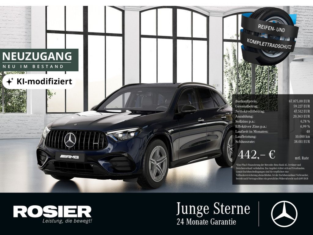 Mercedes-Benz GLC 43 AMG 2024 г. Синий, пробег 29987 км