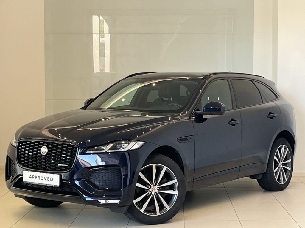 Jaguar F-Pace 2022 г. Синий, пробег 59560 км