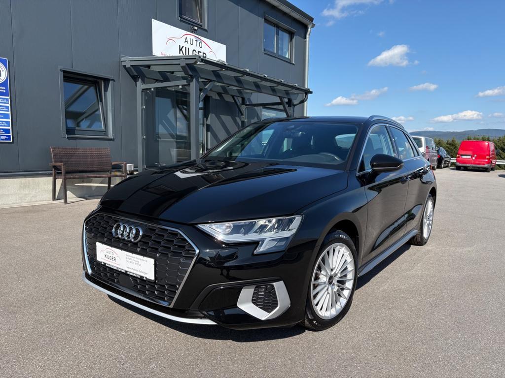 Audi A3 2022 г. Чёрный, пробег 39573 км