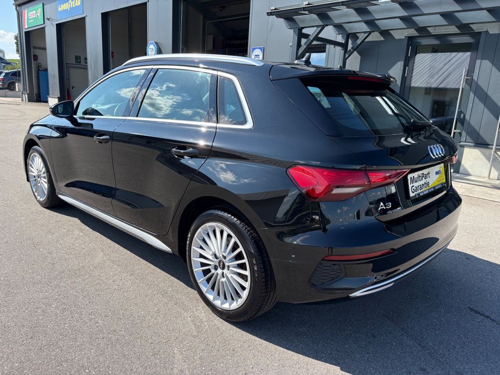 Audi A3 2022 г. Чёрный, пробег 39573 км