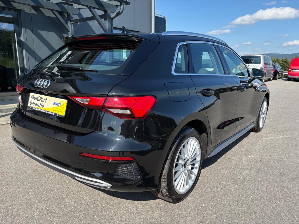Audi A3 2022 г. Чёрный, пробег 39573 км