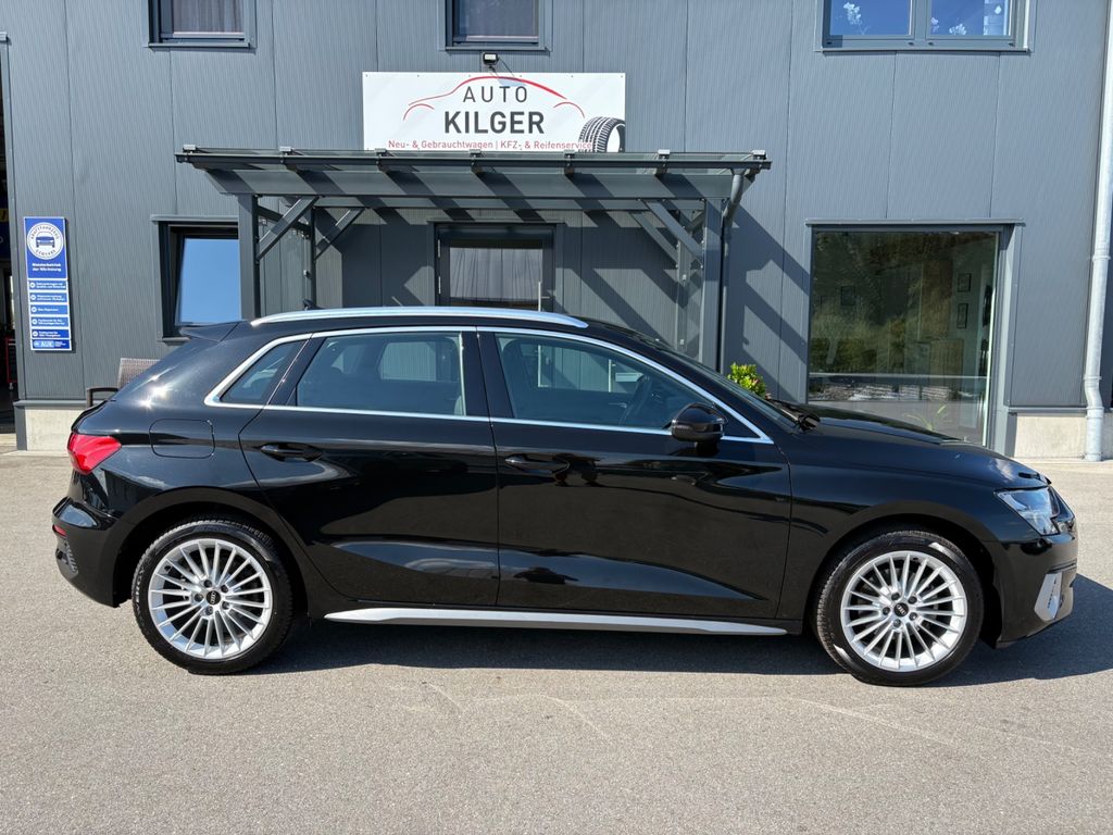 Audi A3 2022 г. Чёрный, пробег 39573 км