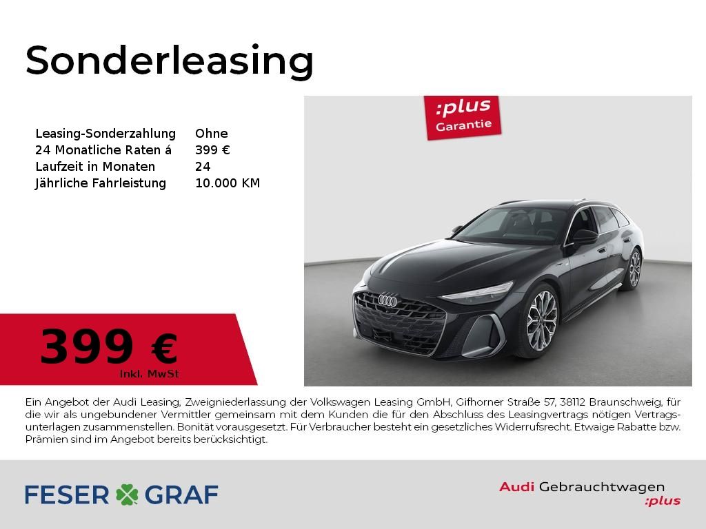 Audi A6 2026 г. Чёрный, пробег 10636 км
