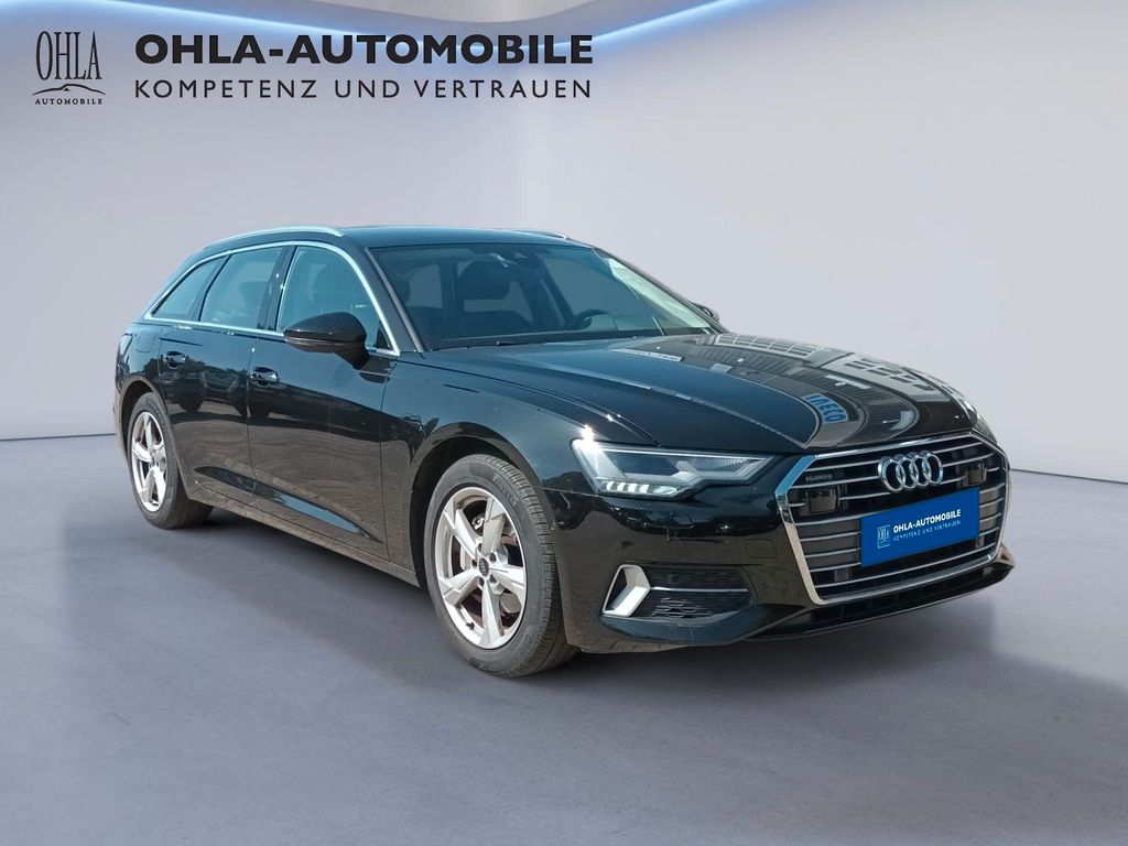 Audi A6 2023 г. Чёрный, пробег 43200 км