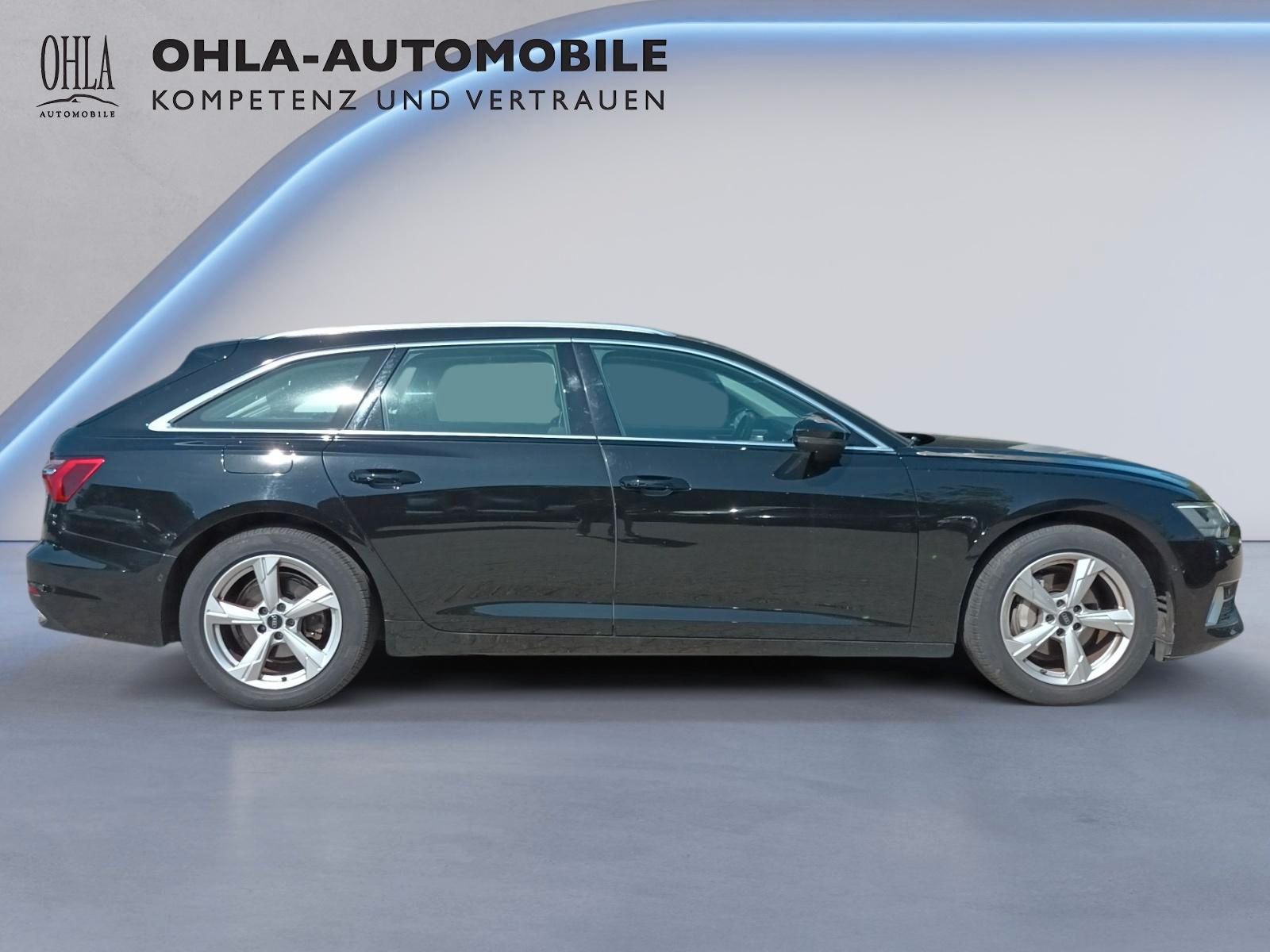 Audi A6 2023 г. Чёрный, пробег 43200 км