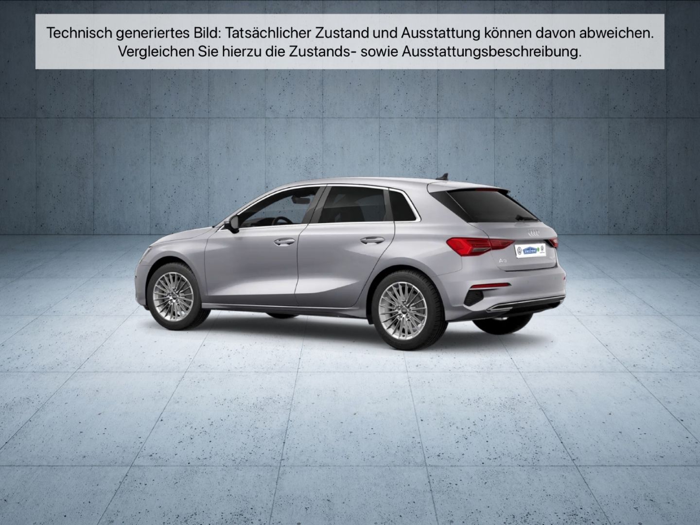 Audi A3 2023 г. Серебристый, пробег 30395 км