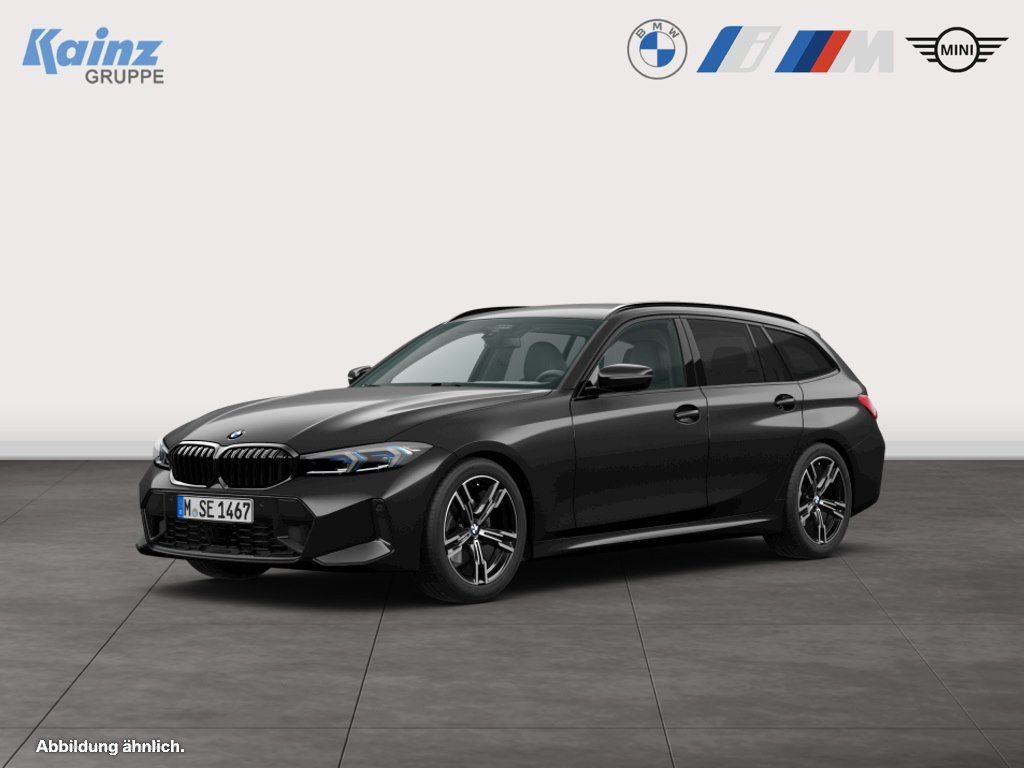 BMW 320 2023 г. Чёрный, пробег 52259 км
