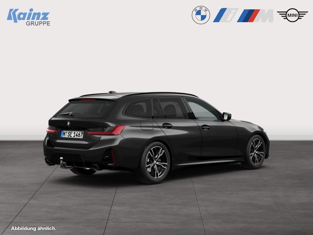 BMW 320 2023 г. Чёрный, пробег 52259 км