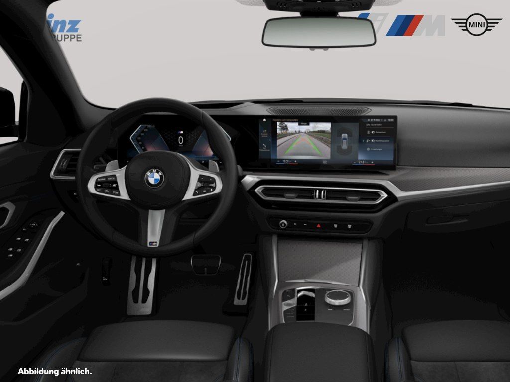 BMW 320 2023 г. Чёрный, пробег 52259 км