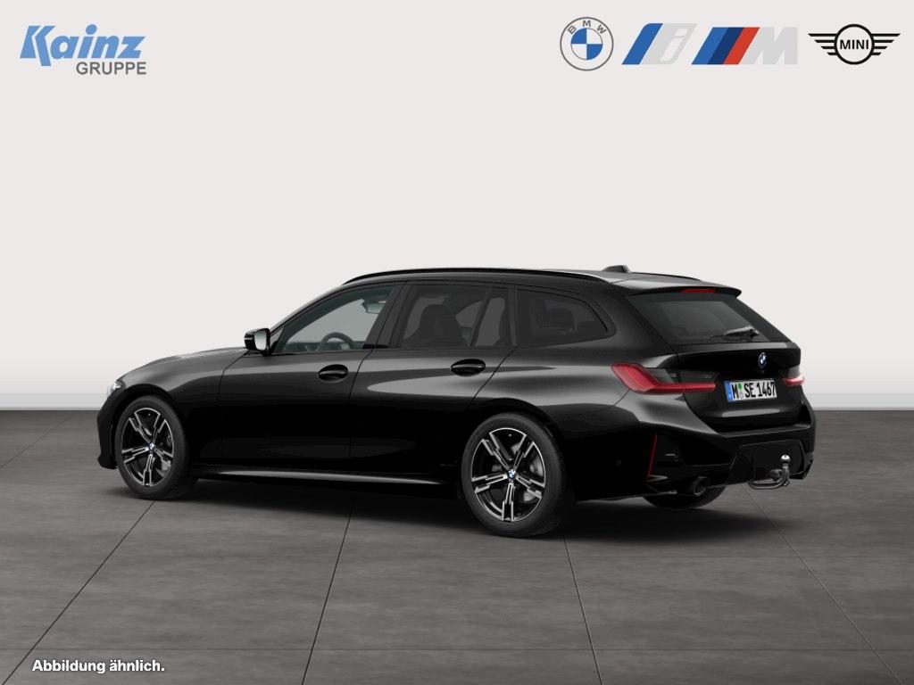 BMW 320 2023 г. Чёрный, пробег 52259 км