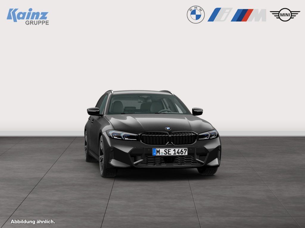 BMW 320 2023 г. Чёрный, пробег 52259 км