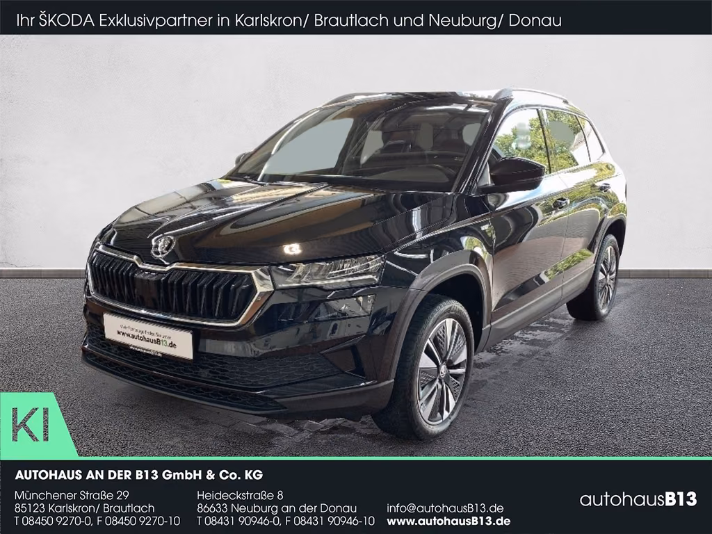 Skoda Karoq 2022 г. Чёрный, пробег 45000 км