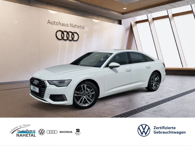 Audi A6 2023 г. Белый, пробег 42292 км