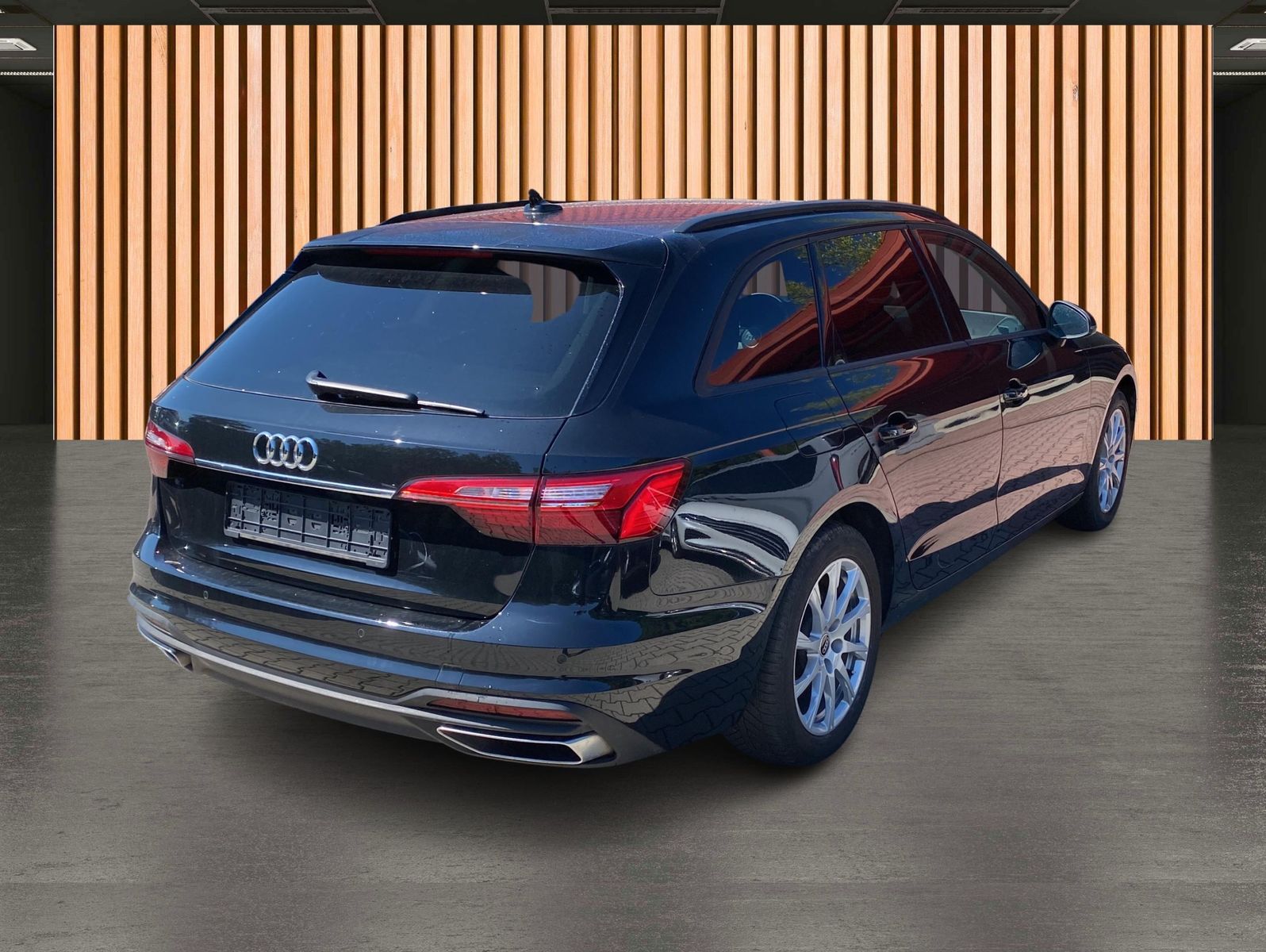 Audi A4 2022 г. Чёрный, пробег 49800 км