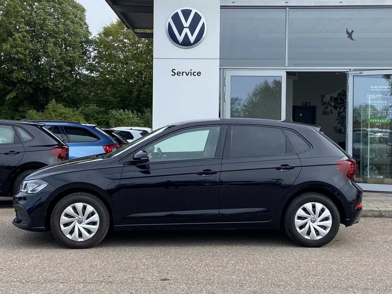 Volkswagen Polo 2023 г. Чёрный, пробег 47262 км