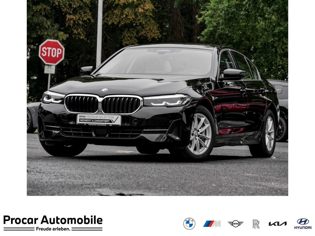 BMW 530 2023 г. Чёрный, пробег 58077 км