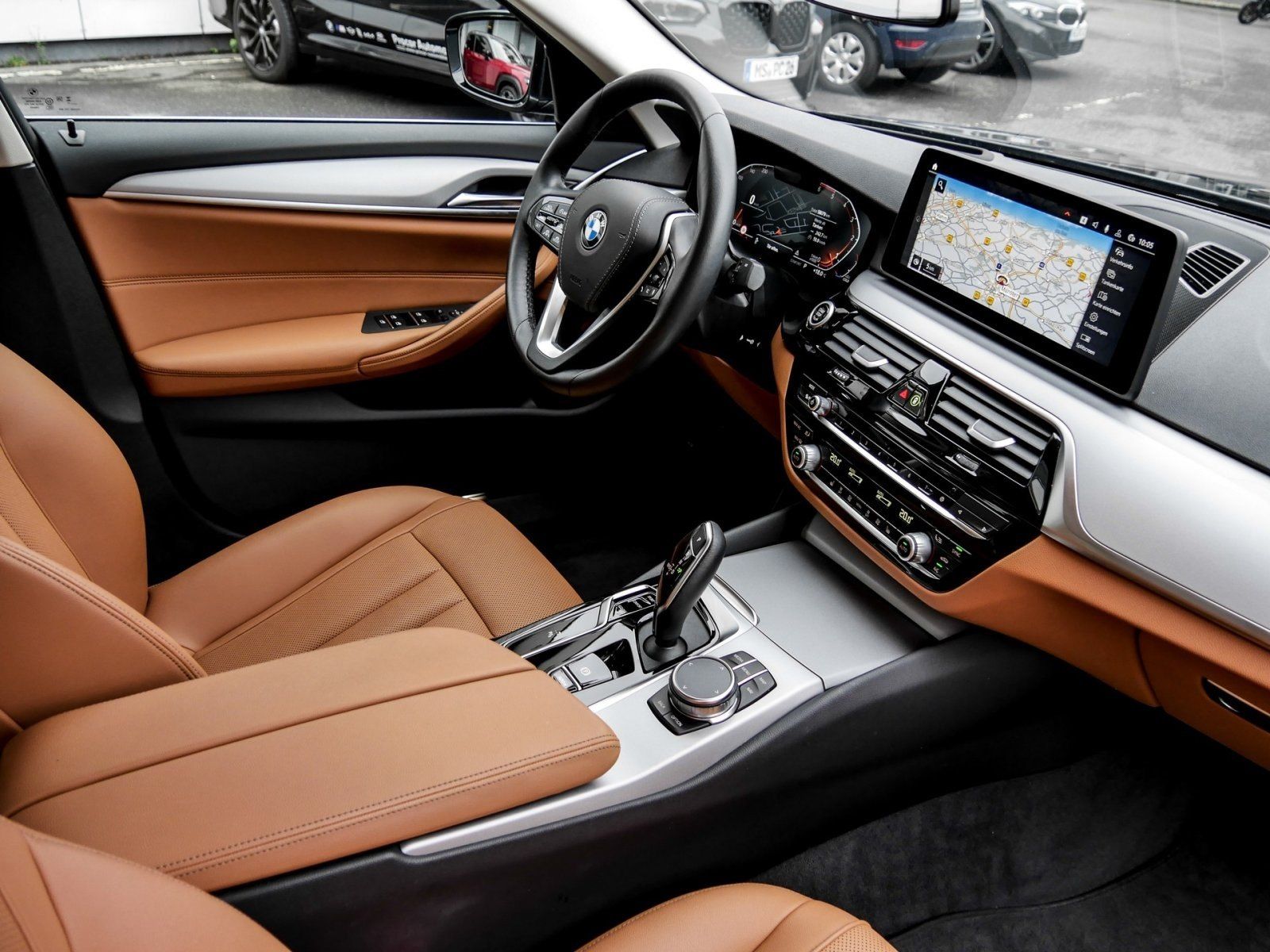 BMW 530 2023 г. Чёрный, пробег 58077 км