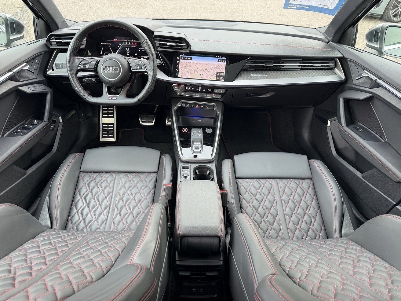 Audi S3 2024 г. Серый, пробег 47000 км