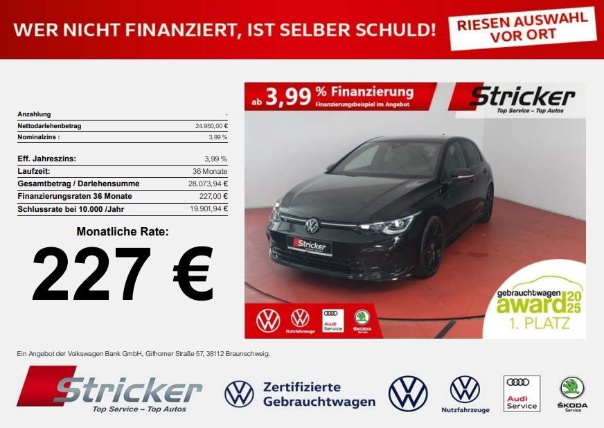 Volkswagen Golf 2024 г. Чёрный, пробег 37675 км