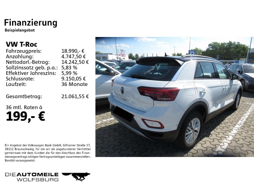 Volkswagen T-Roc 2022 г. Белый, пробег 57050 км