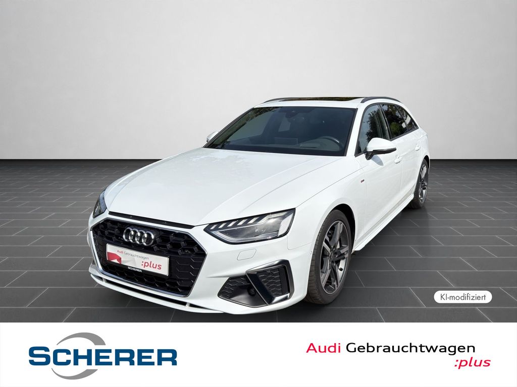 Audi A4 2023 г. Белый, пробег 42965 км