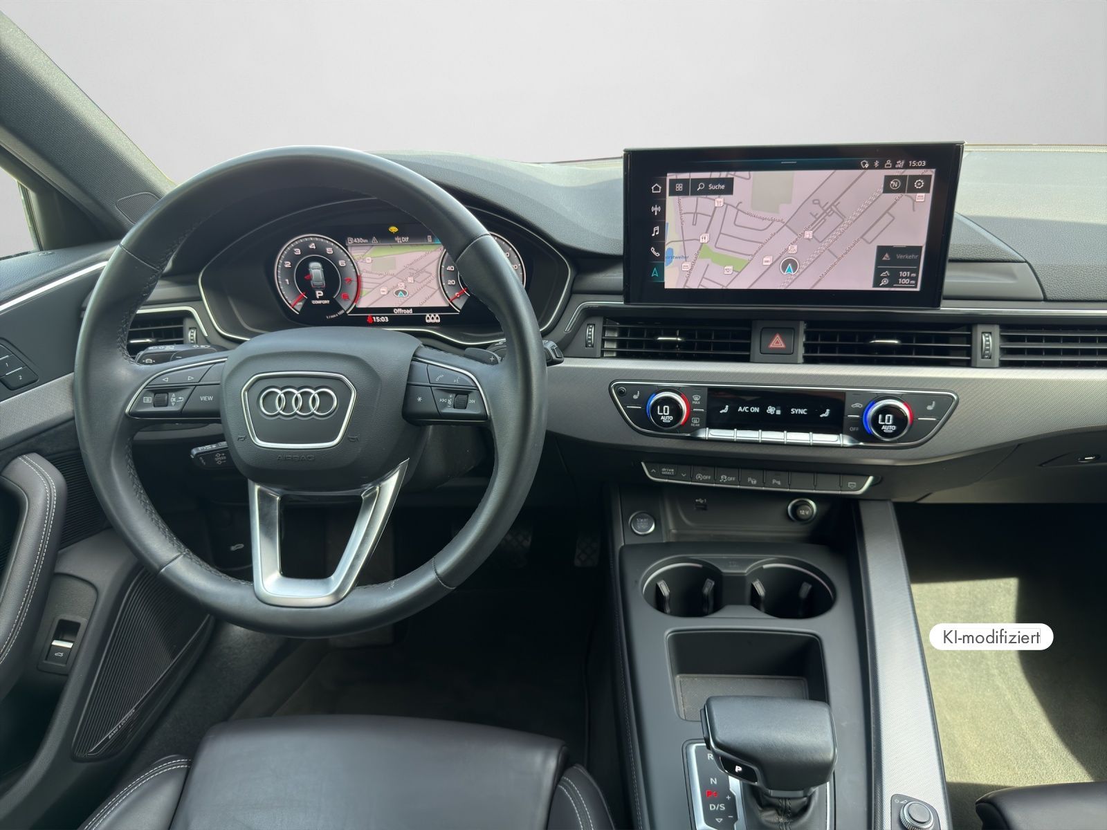 Audi A4 2023 г. Белый, пробег 42965 км
