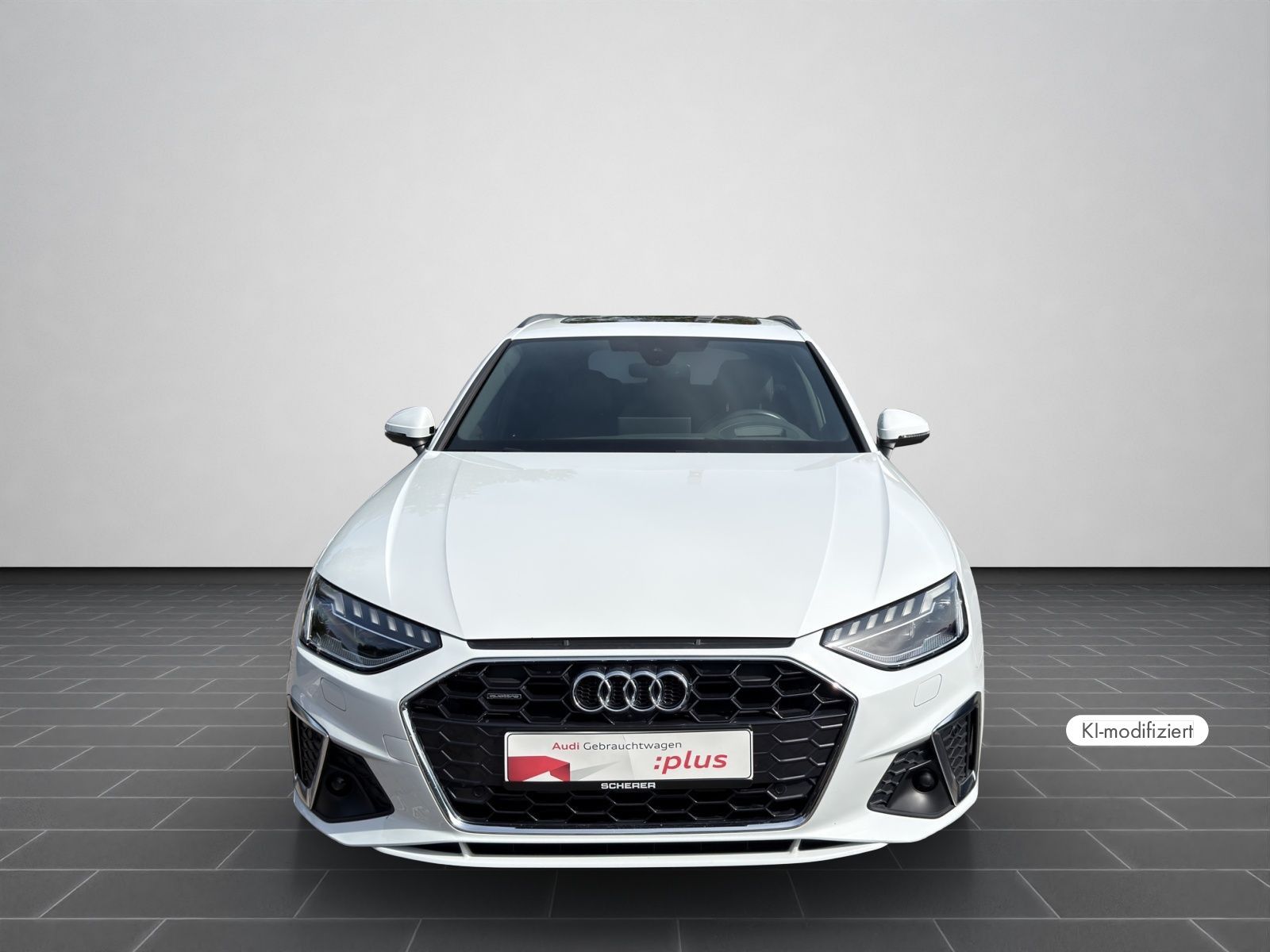 Audi A4 2023 г. Белый, пробег 42965 км