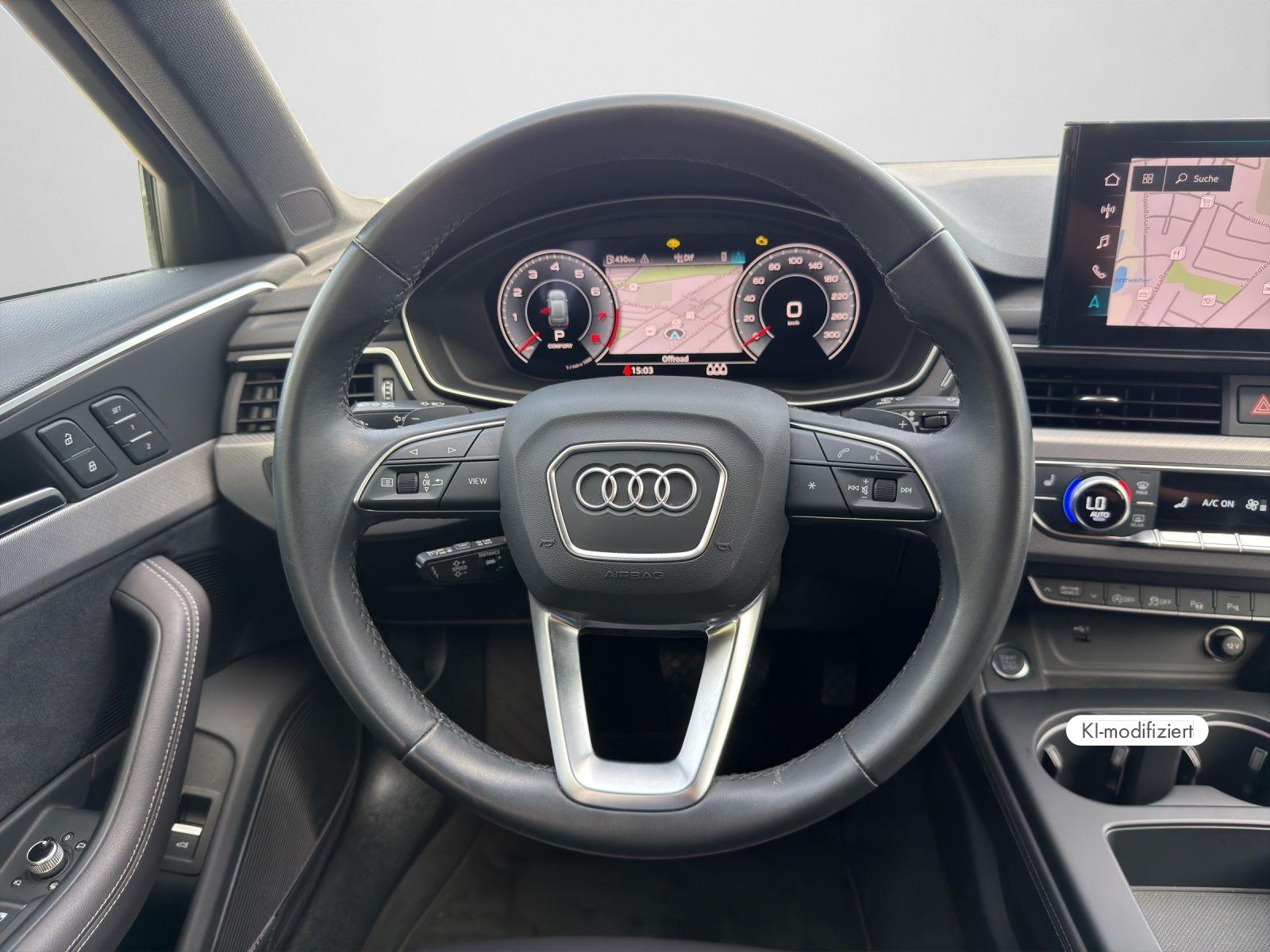 Audi A4 2023 г. Белый, пробег 42965 км