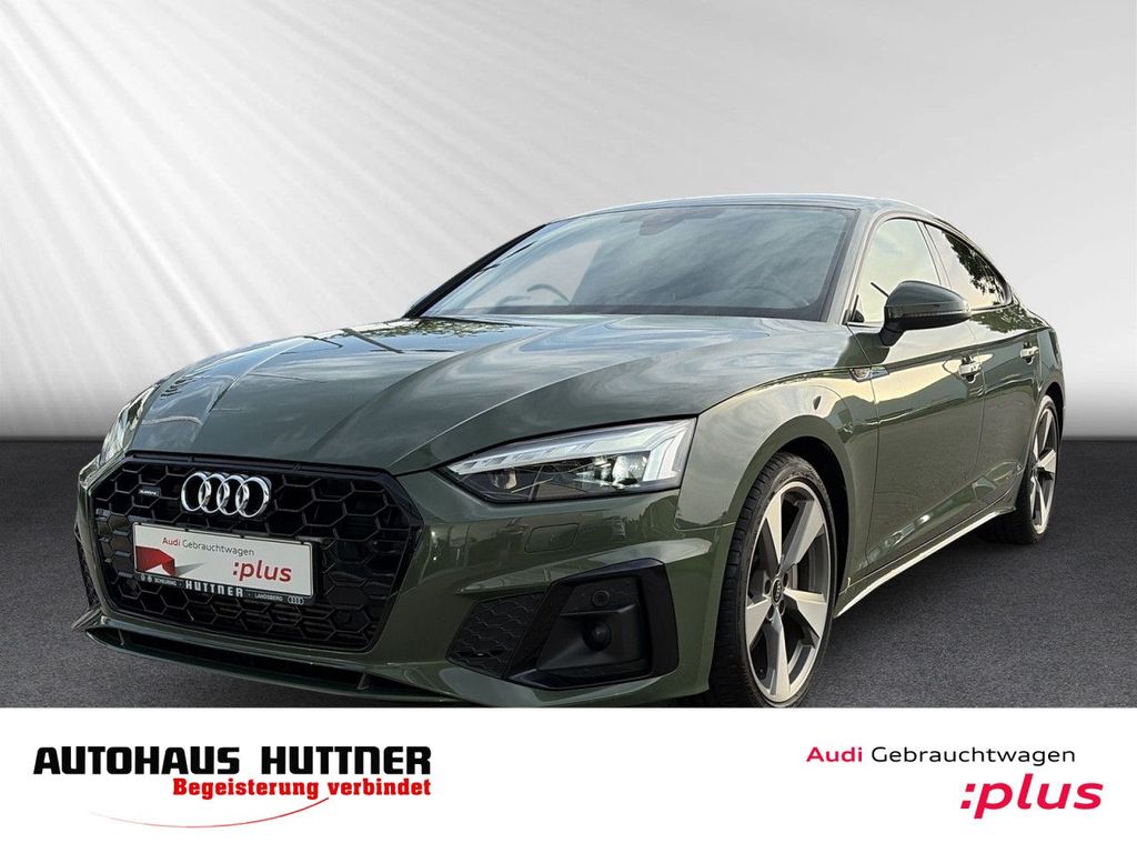 Audi A5 2022 г. Зелёный, пробег 52853 км