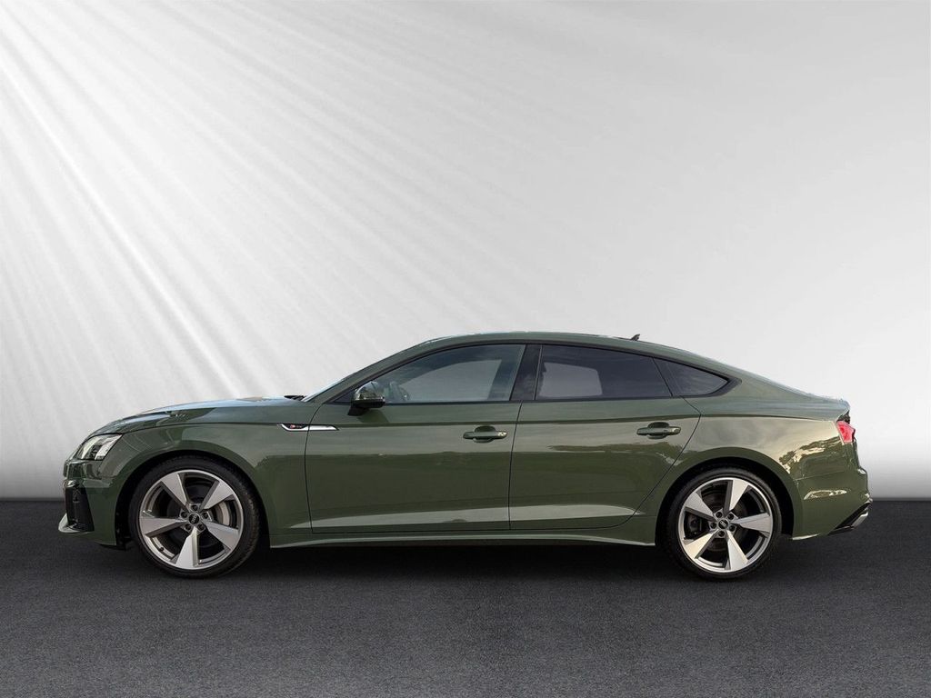 Audi A5 2022 г. Зелёный, пробег 52853 км