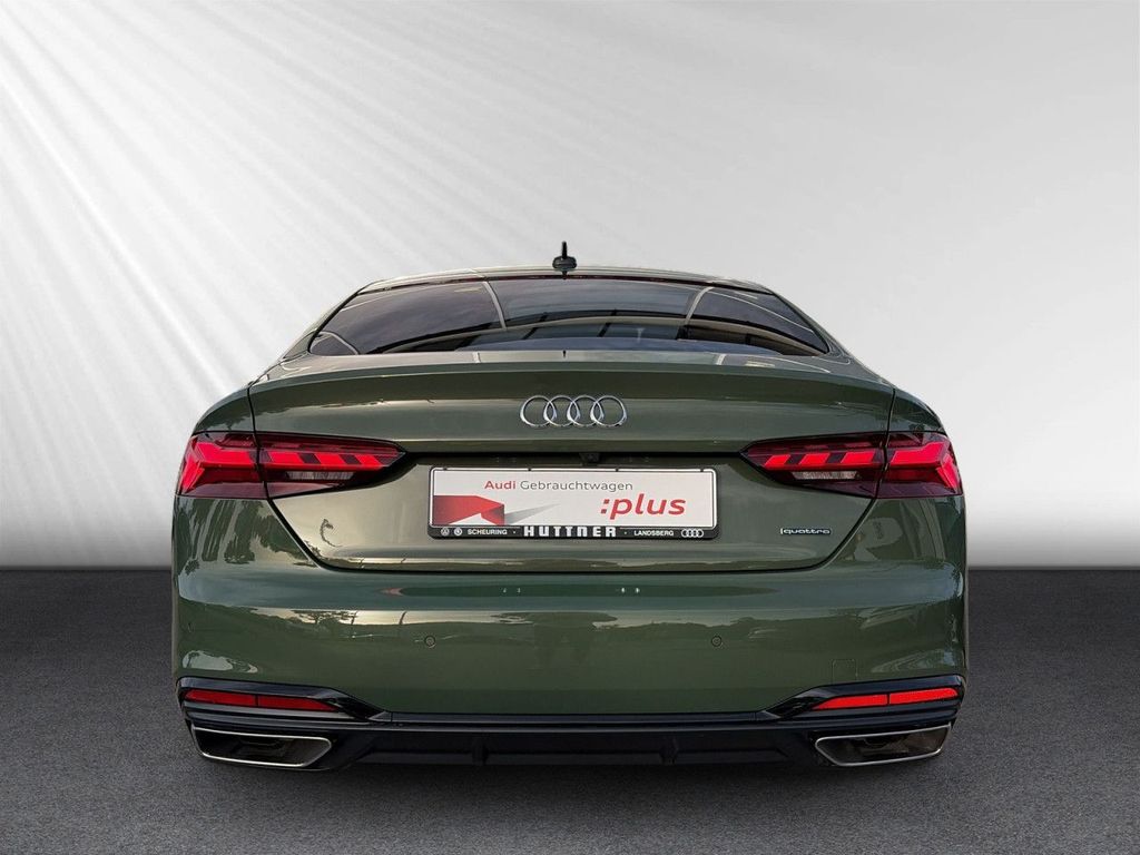 Audi A5 2022 г. Зелёный, пробег 52853 км