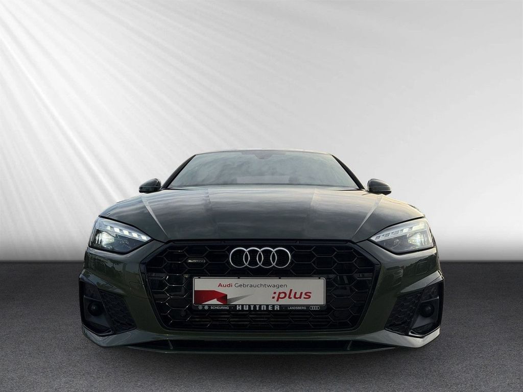 Audi A5 2022 г. Зелёный, пробег 52853 км