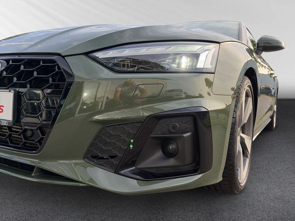 Audi A5 2022 г. Зелёный, пробег 52853 км