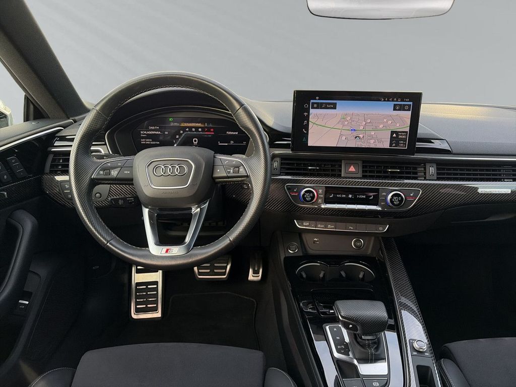 Audi A5 2022 г. Зелёный, пробег 52853 км
