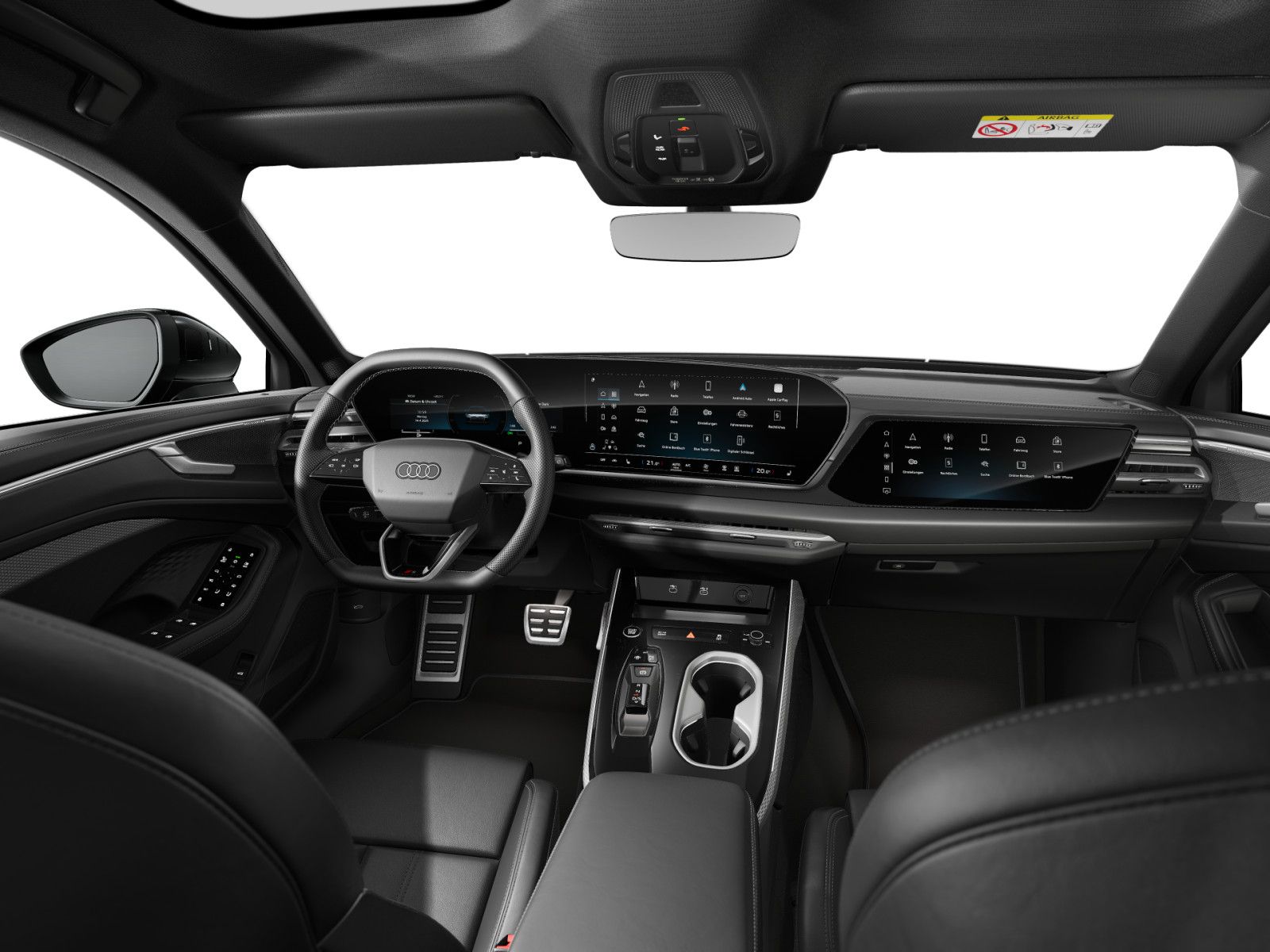Audi A6 2026 г. Чёрный, пробег 28127 км