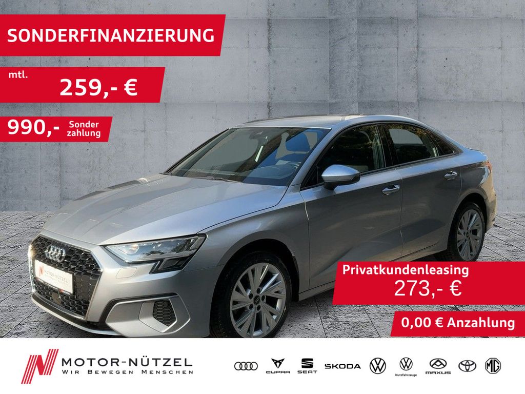 Audi A3 2022 г. Серебристый, пробег 46995 км