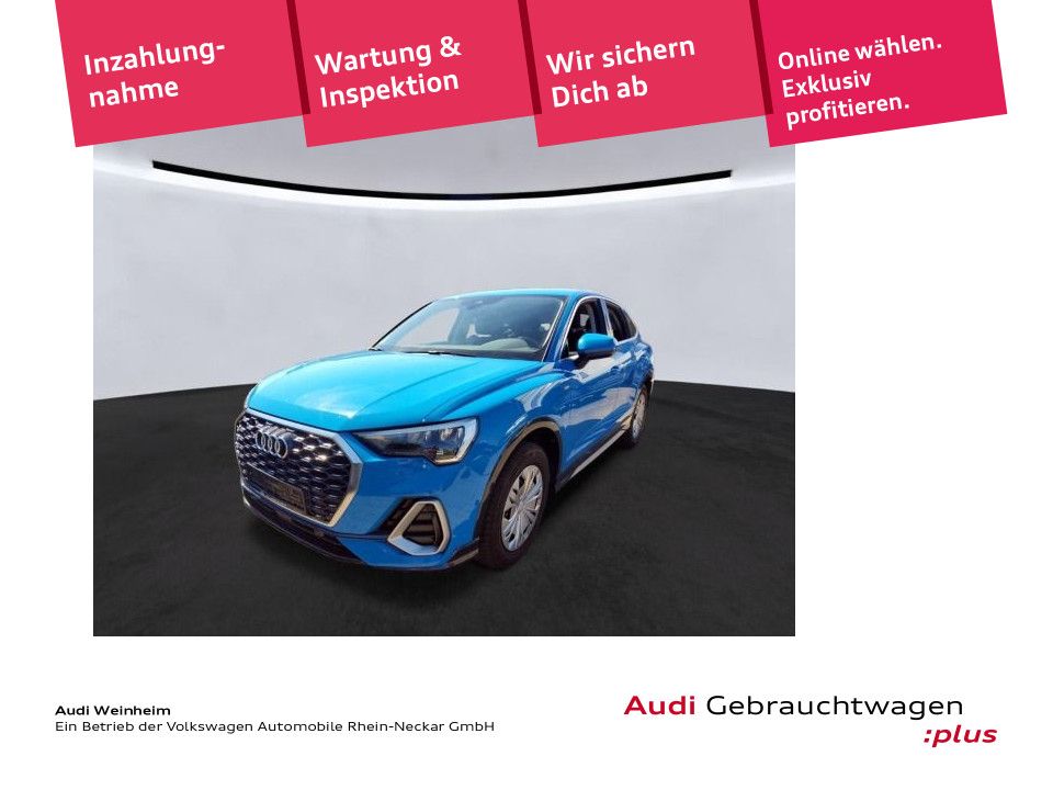 Audi Q3 2022 г. Синий, пробег 45822 км