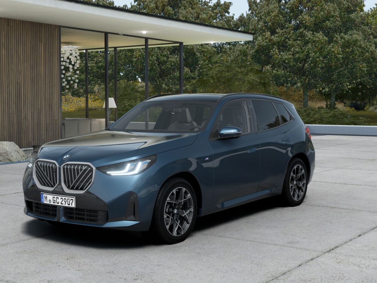 BMW X3 2025 г. Синий, пробег 15387 км