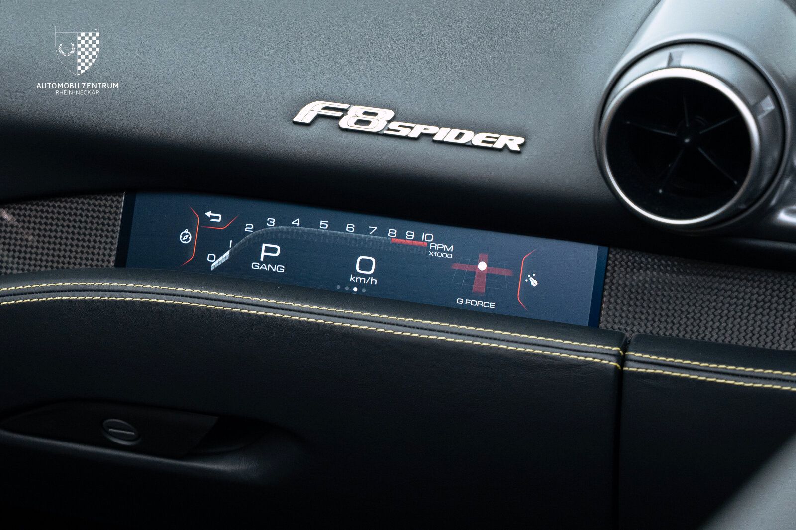 Ferrari F8 2021 г. Чёрный, пробег 16047 км