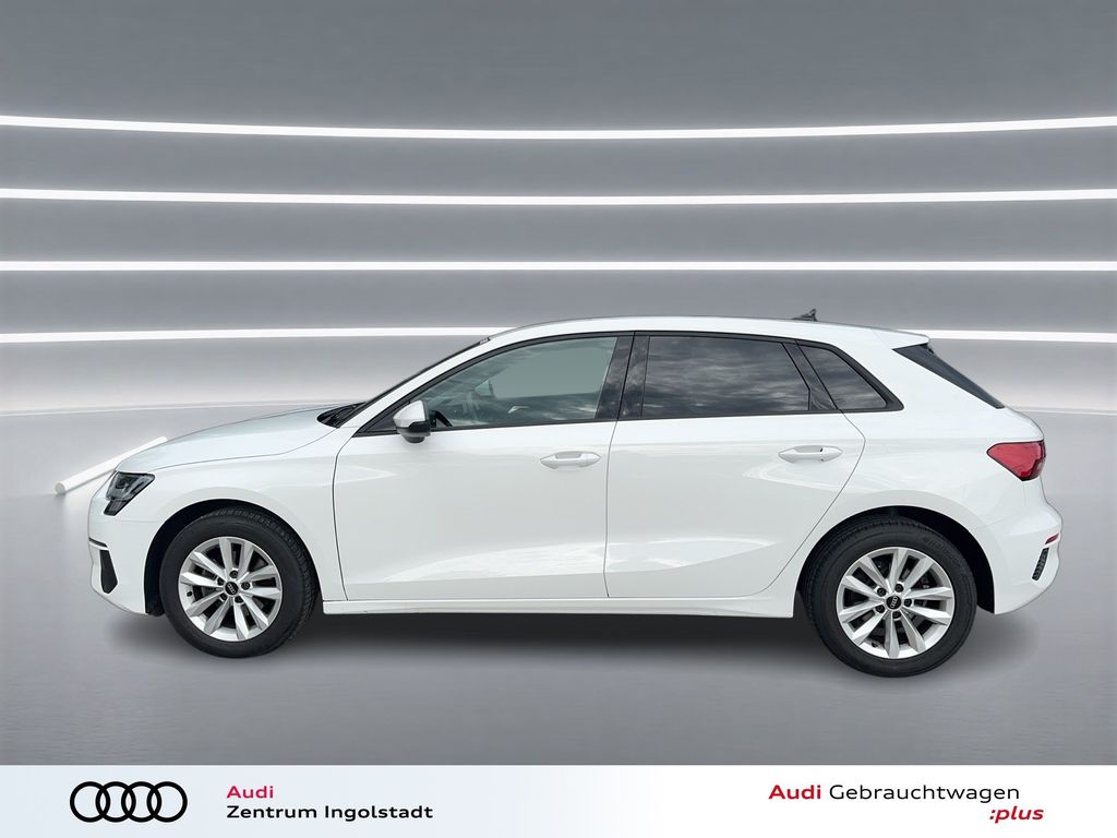 Audi A3 2022 г. Белый, пробег 46614 км