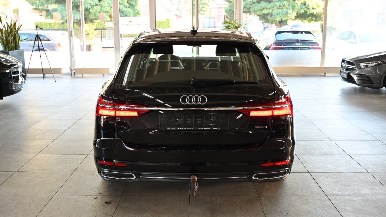 Audi A6 2023 г. Чёрный, пробег 44132 км