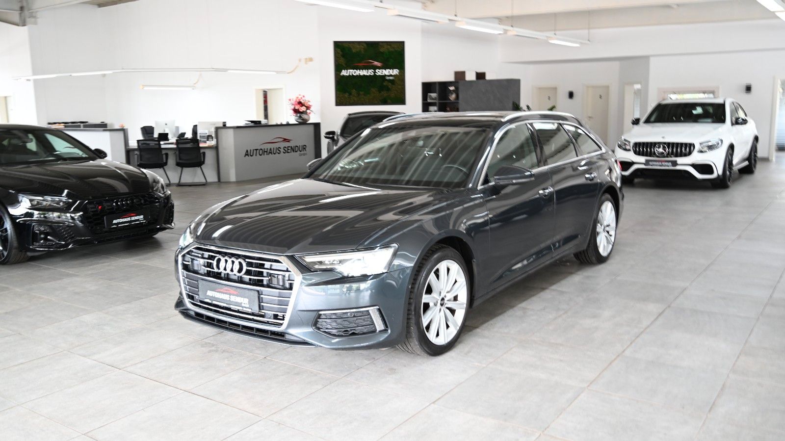 Audi A6 2023 г. Серый, пробег 47132 км