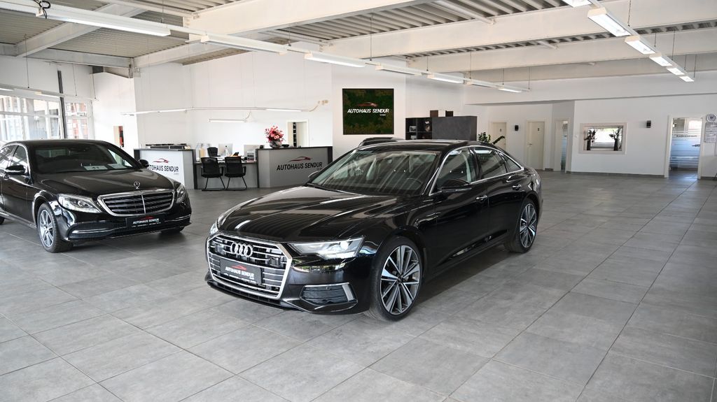 Audi A6 2022 г. Чёрный, пробег 29874 км