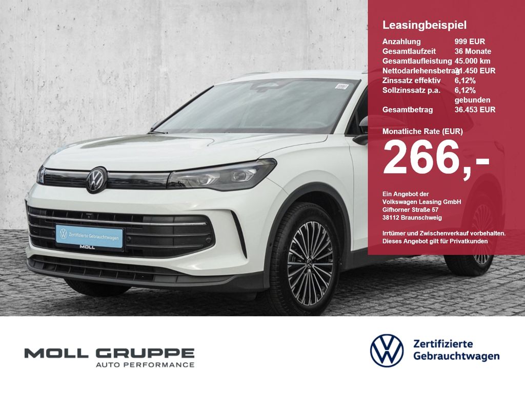 Volkswagen Tiguan 2025 г. Белый, пробег 25676 км